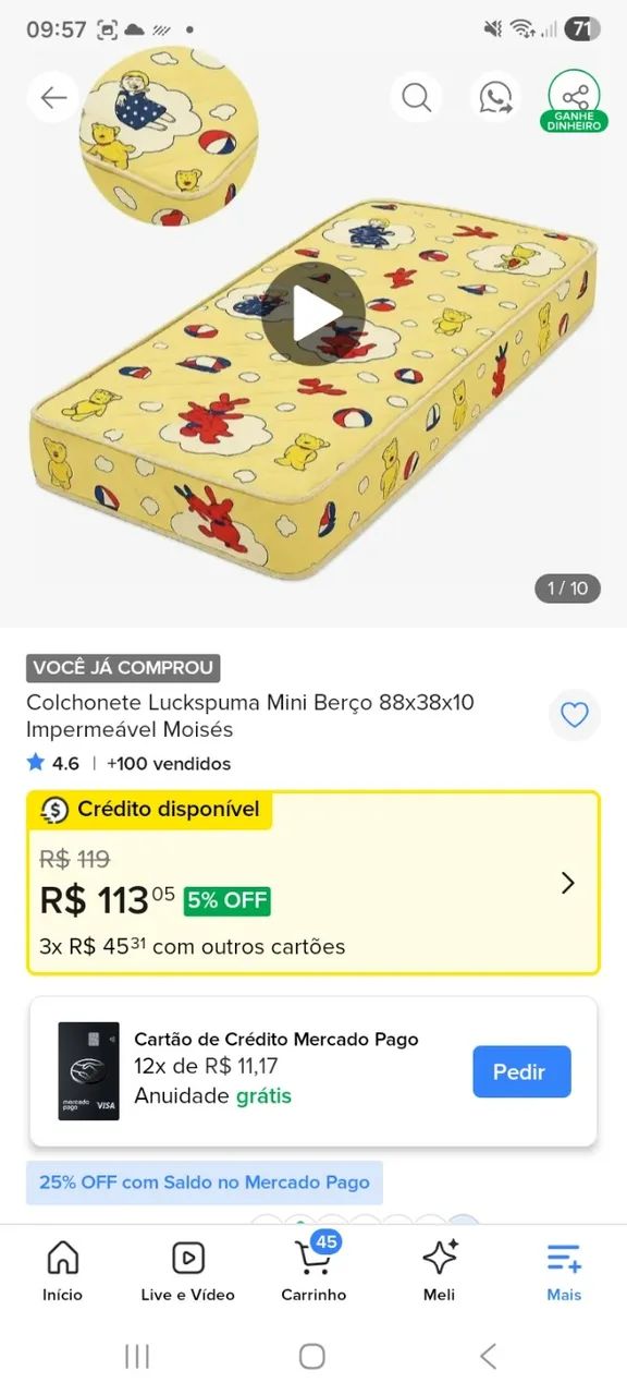 Berço lindo. - Foto 5