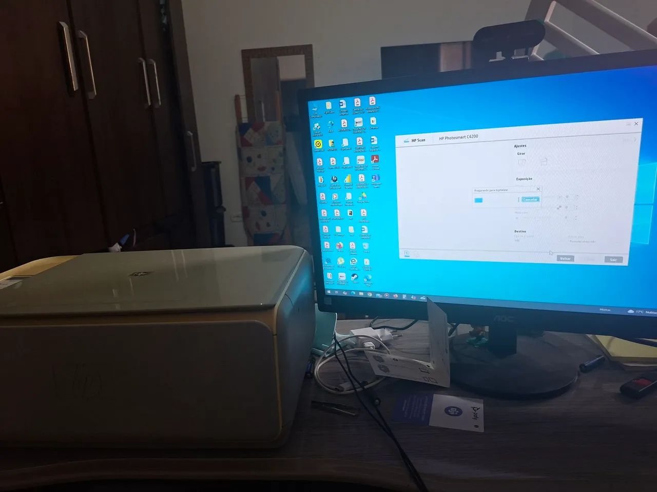 HP Photosmart C4280 All-in-One - Multifuncional Completa - Foto 3