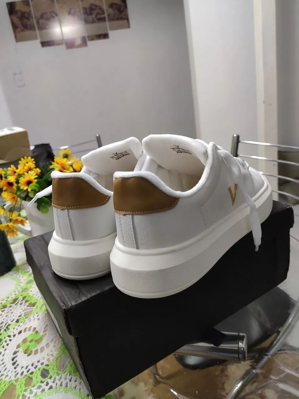 Tênis Casual Branco - Foto 3