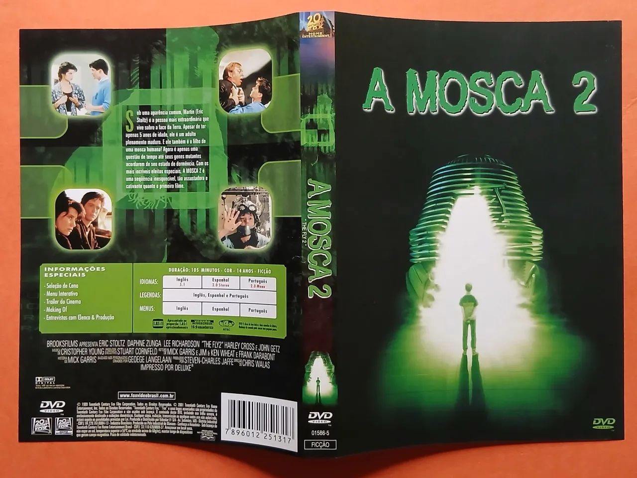 Dvd A Mosca 2 - Eric Stoltz - CDs, DVDs etc - Pilarzinho, Curitiba
