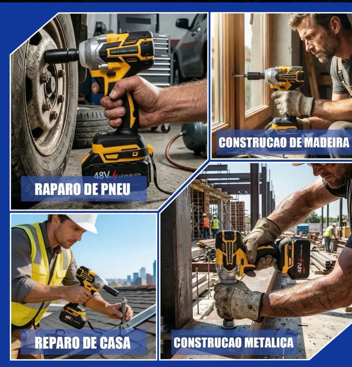 PARAFUSADEIRA DE IMPACTO 48V - Ferramentas de Construção