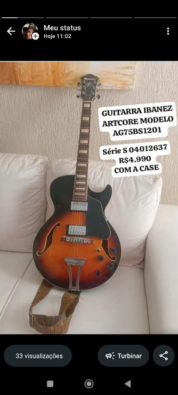 Vende-se guitarra 