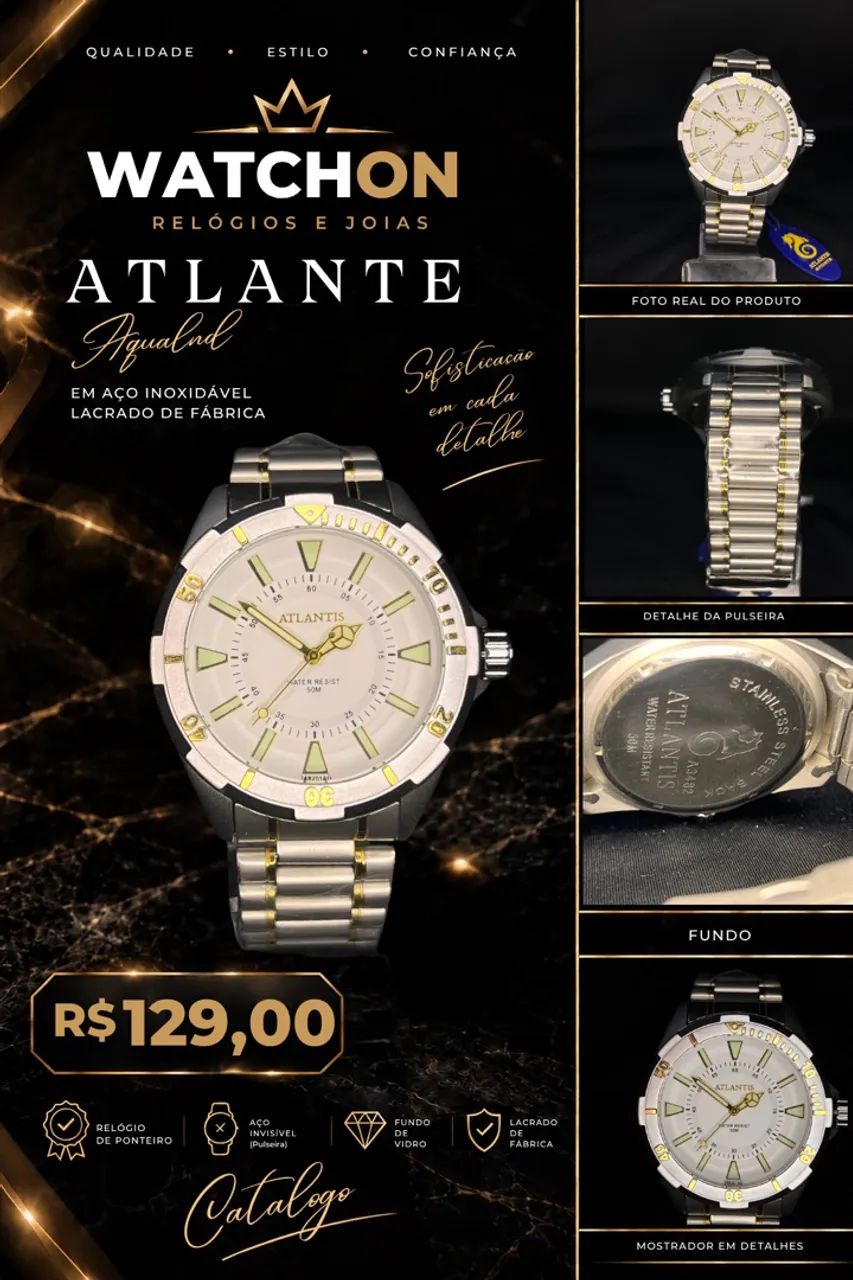 RELÓGIO ATLANTE 
