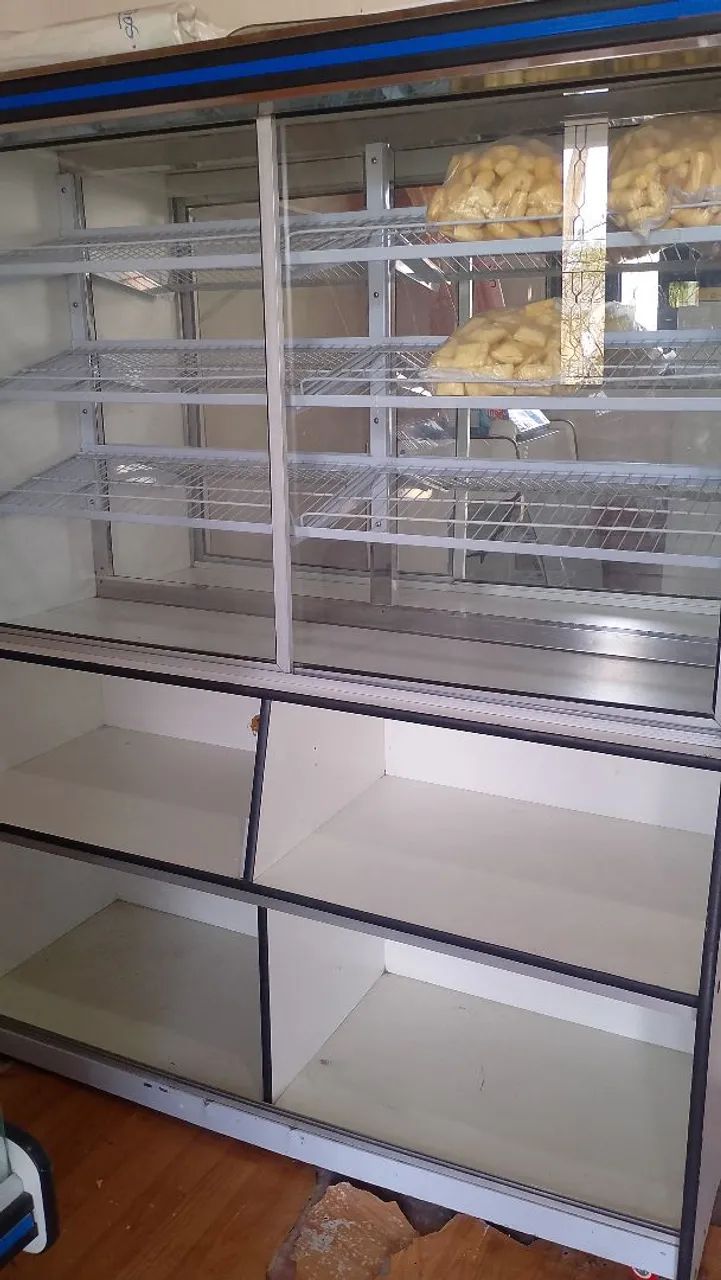 Expositor de pão, balcão pequeno expositor, - Foto 2