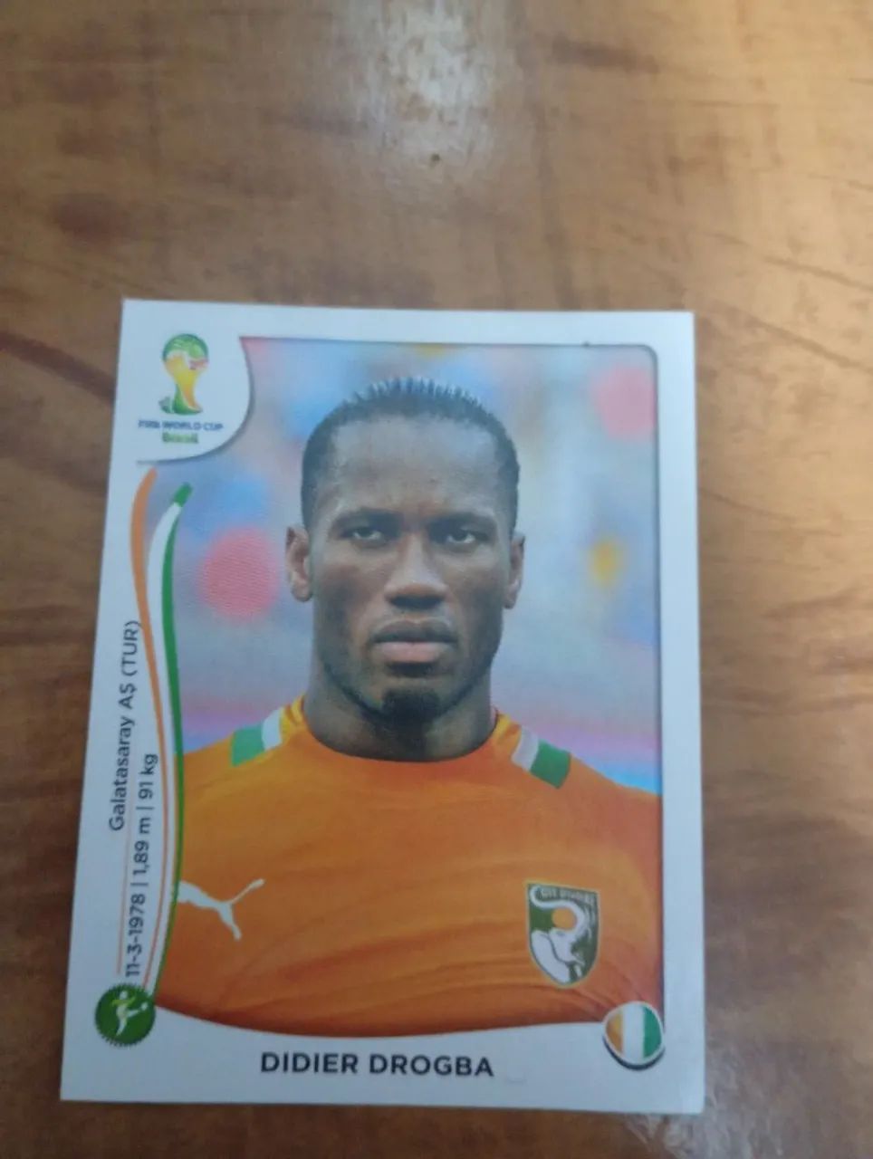 Figurinha Copa do Mundo 2014, Didier Drogba, 240 - Foto 2