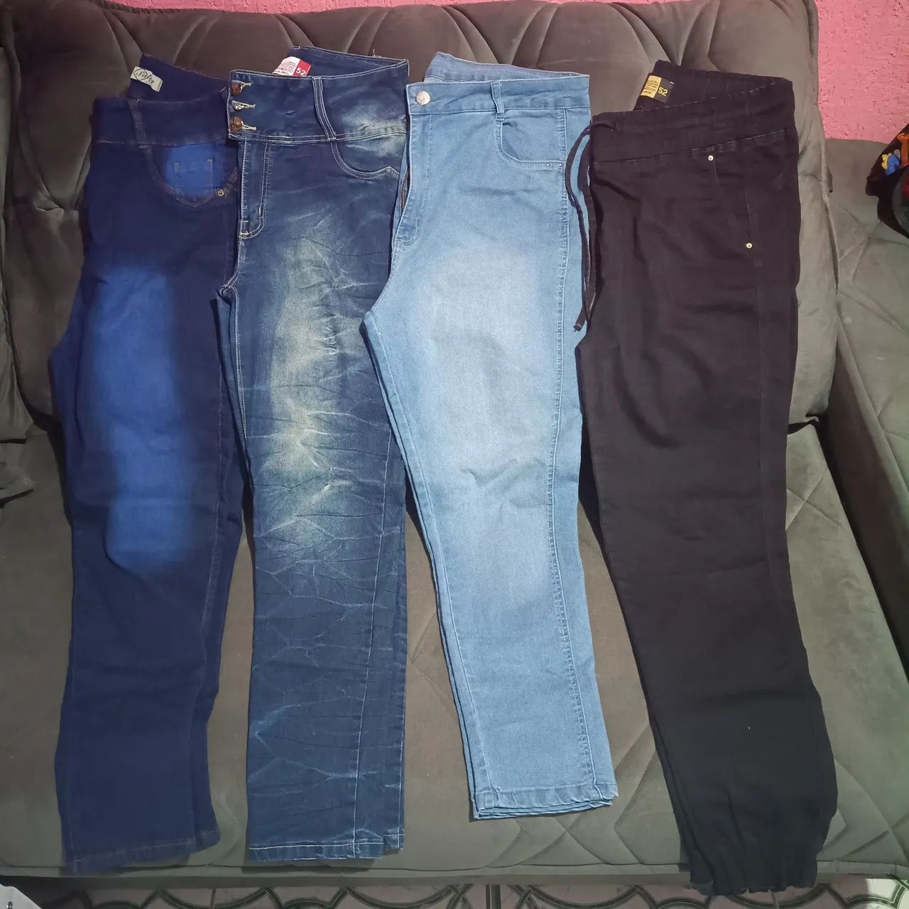 Lote de calças jeans plus 52