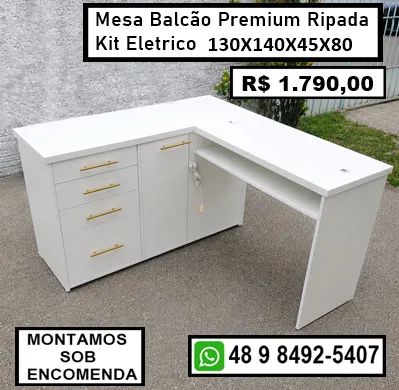 Mesa Profissional Para Nail Designer - Direto Da Fábrica!  - Foto 5