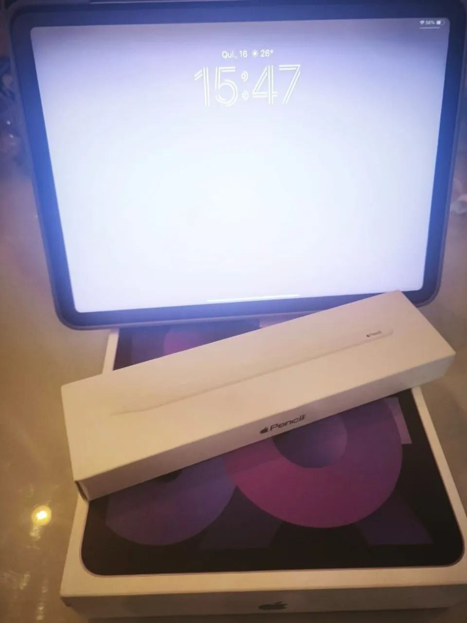 Ipad Air 5º geração, 256gb - Purple - Foto 4