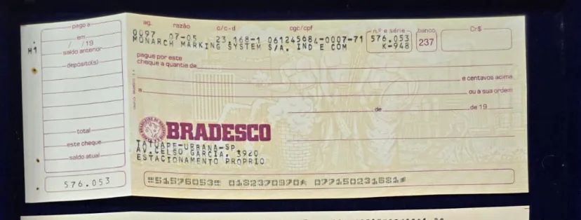 Cheques de Bancos Antigos - Foto 2