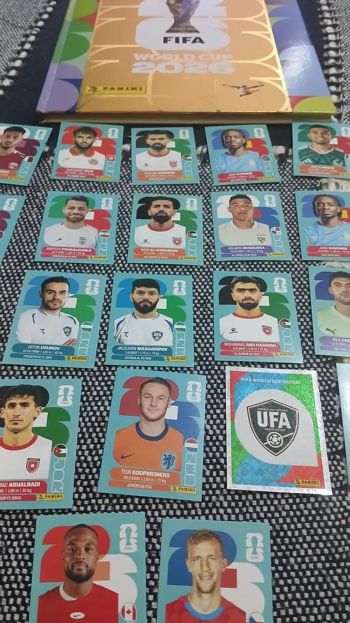 Figurinhas da copa 0,50 centavos cada