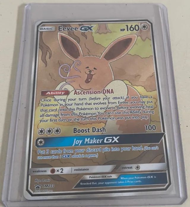 Eevee-GX (SM233/250) - Inglês - Slightly Played