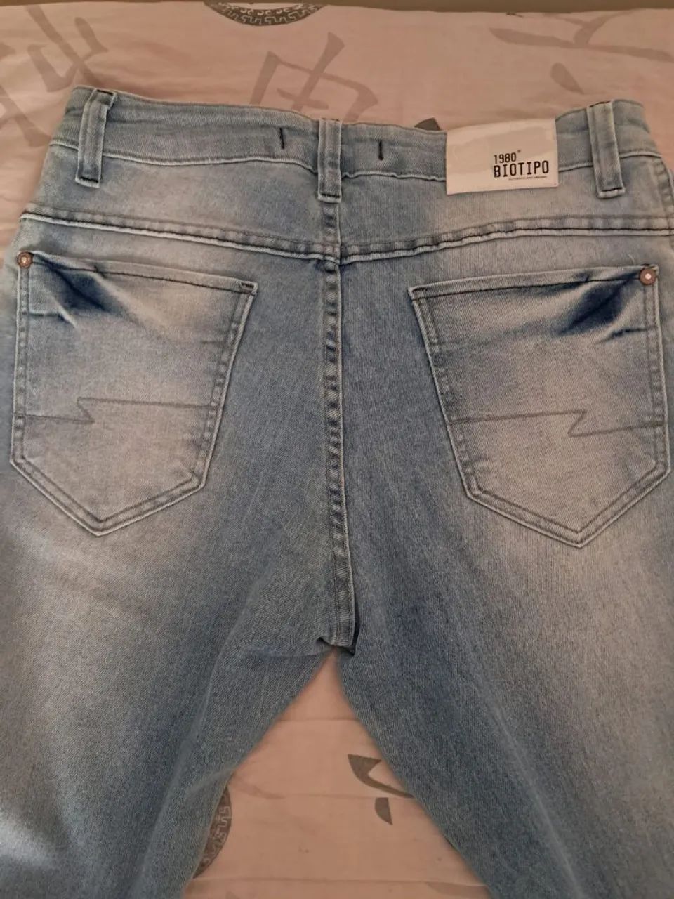 Calça Jeans Masculina - Tamanho 42 - Foto 2