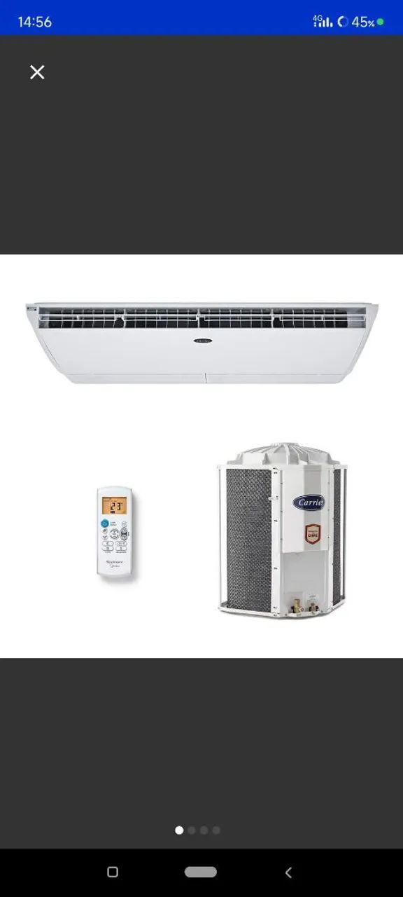Ar con. SPLIT 60.000 BTUS COMPLETO $4,000