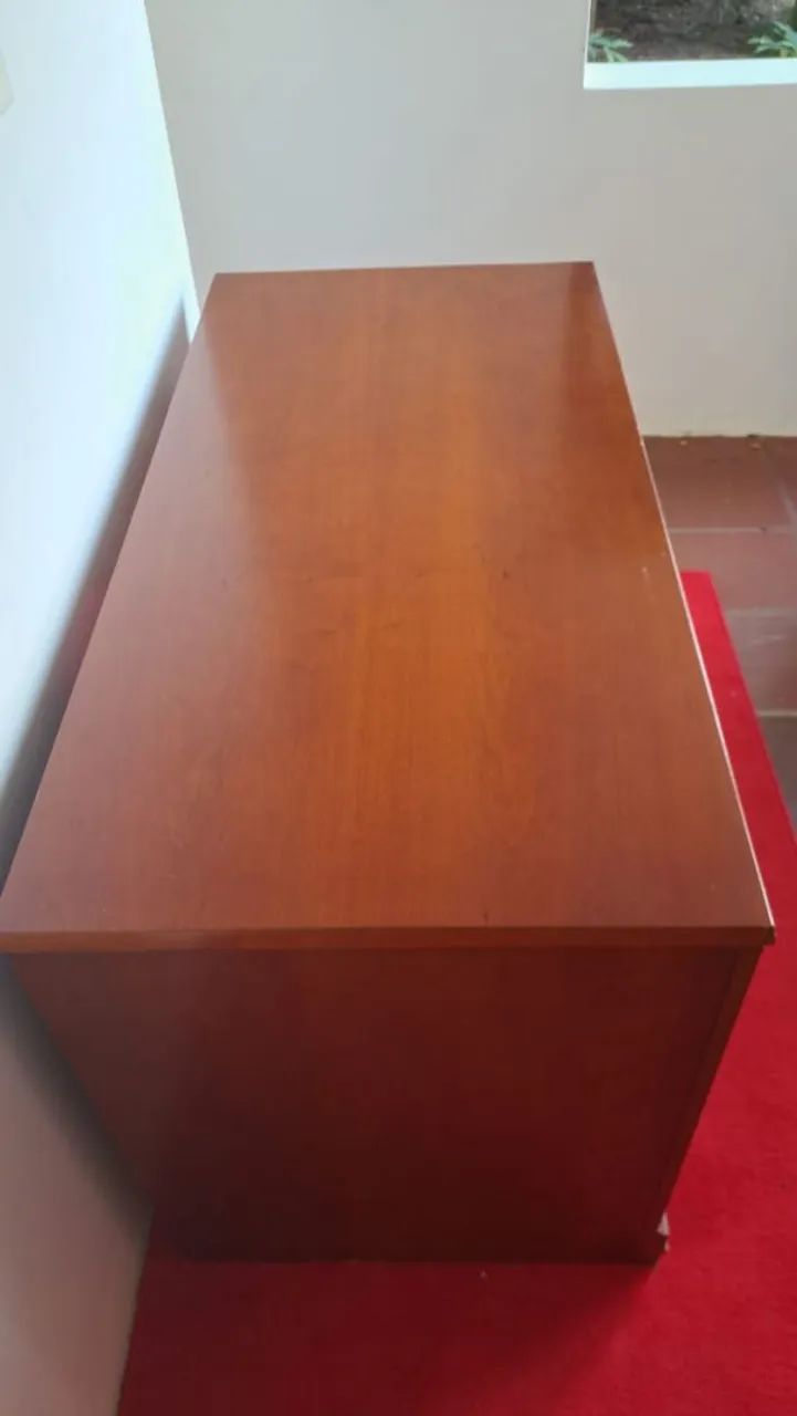 Escrivaninha de madeira maciça estilo clássico - Foto 2