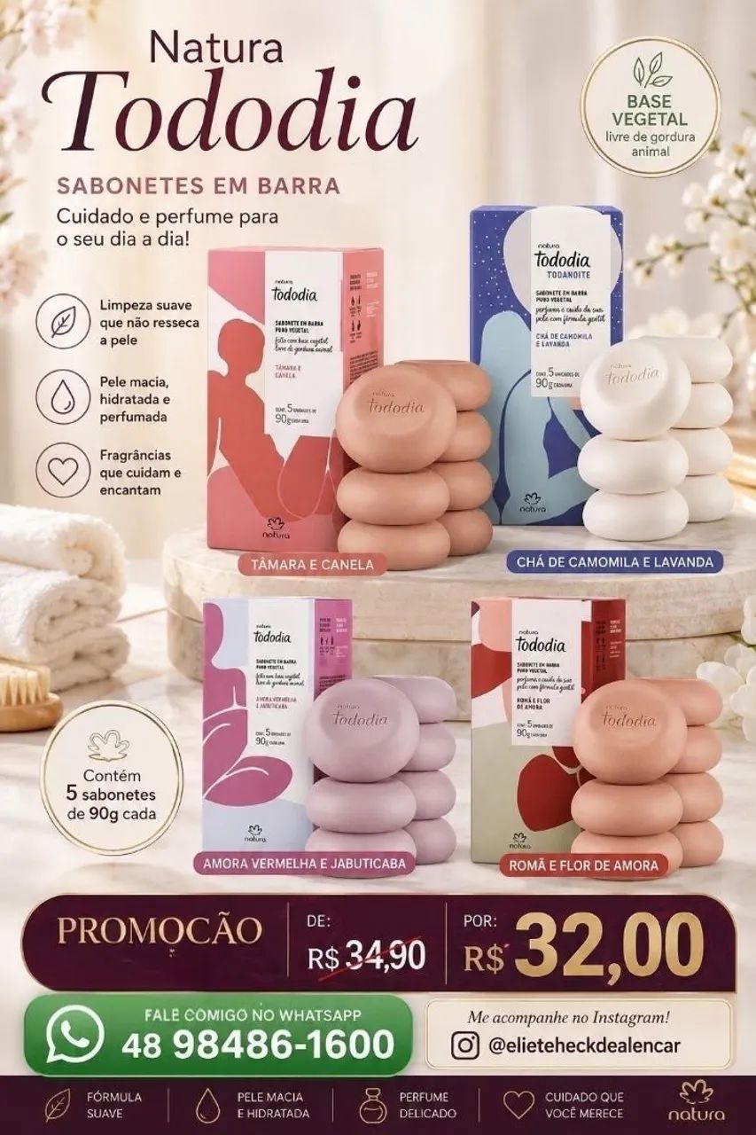 Sabonetes natura 