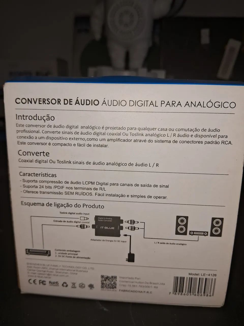 Conversor de Áudio It-Blue LE-4126 - Foto 2