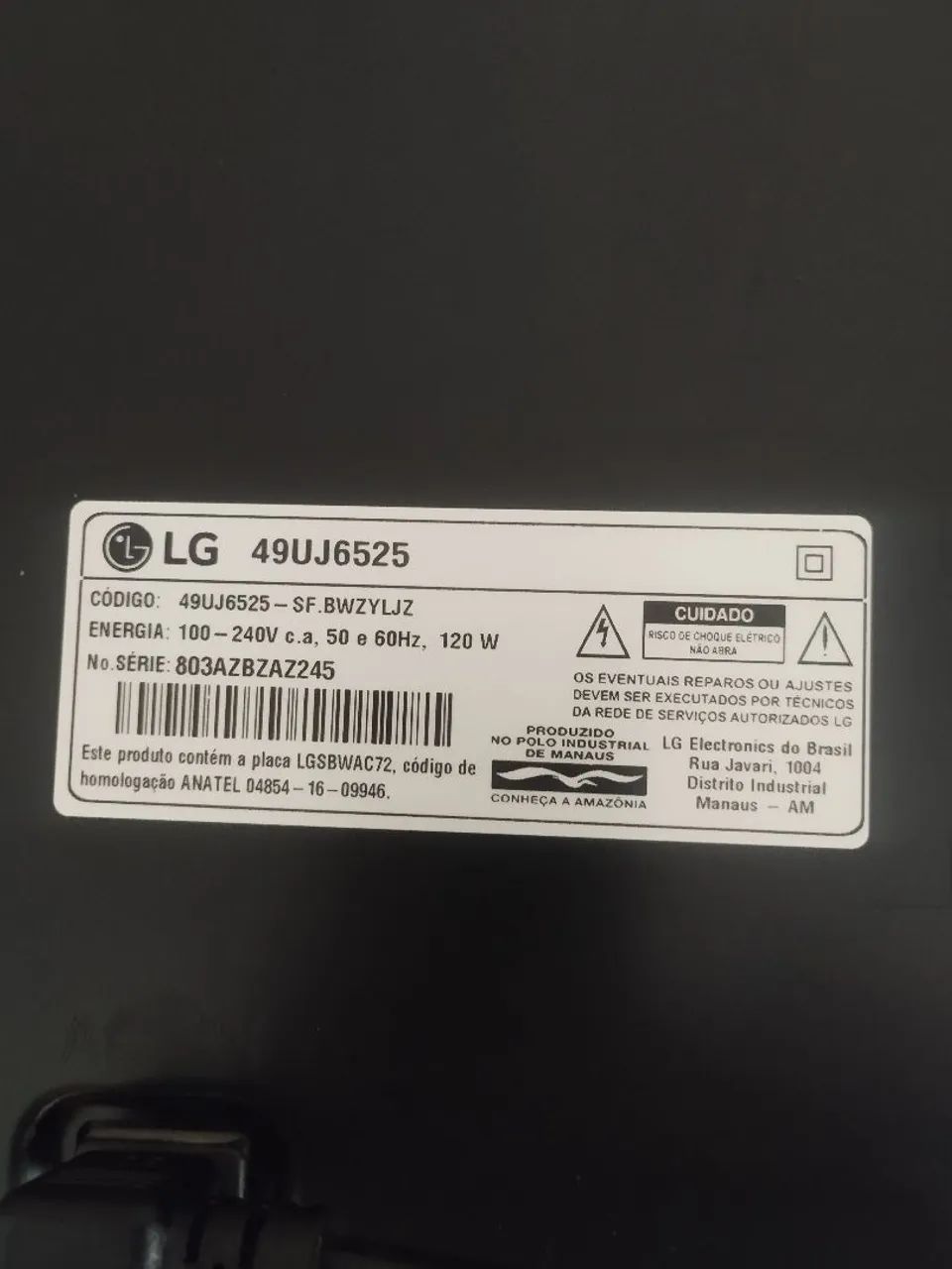 Tv LG 49 polegadas  - Foto 3