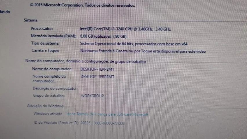 Computador, i3 de 3° geração, 4Gb de memória, 160Gb de armazenamento, Windows 10 e Office  - Foto 6