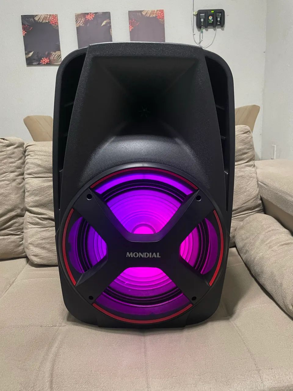 Caixa de Som Mondial 550w NOVA - Foto 4