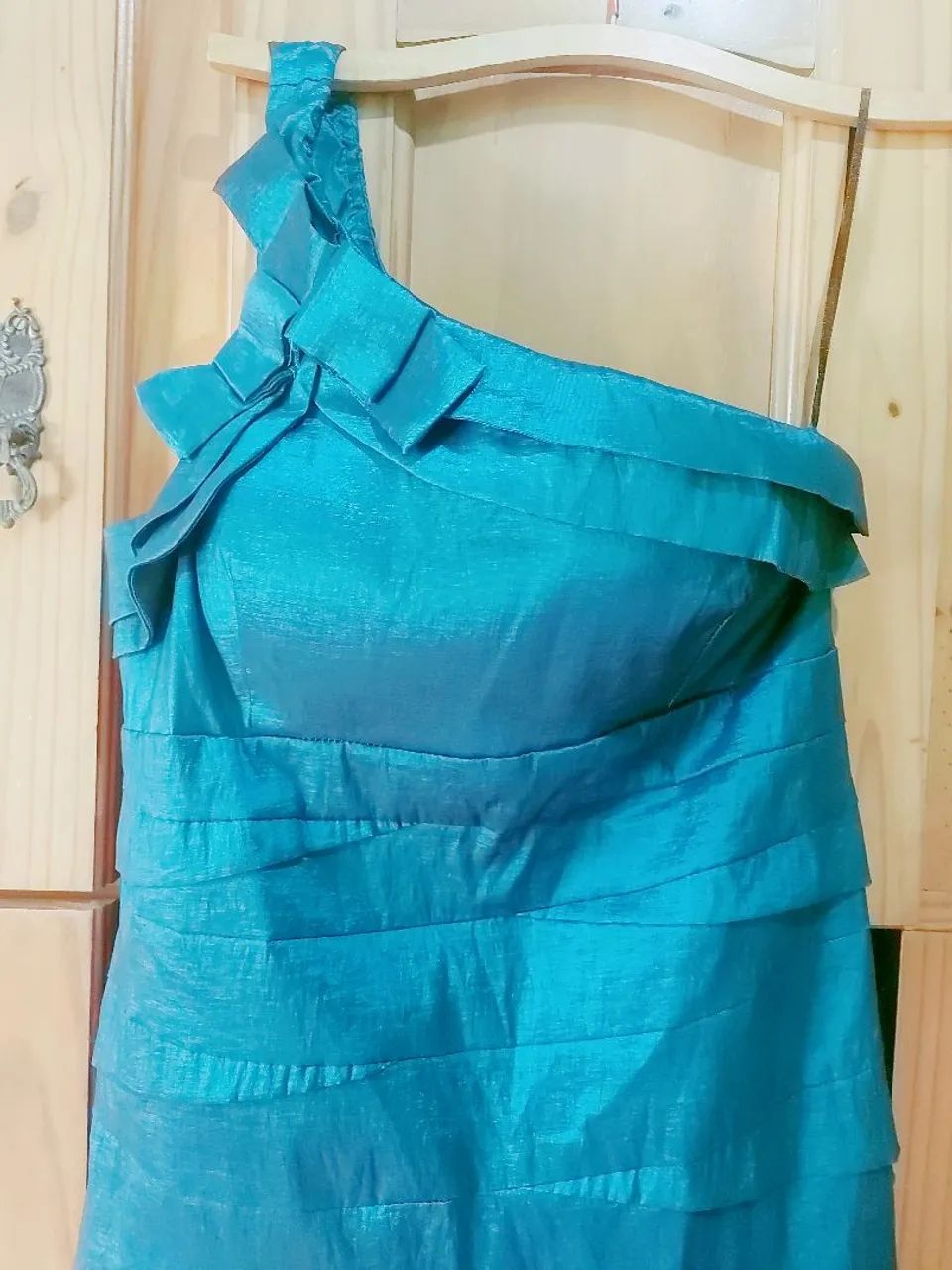 Vestido longo VERDE - M/G(40/42).  - Foto 2