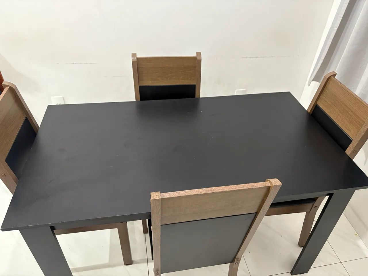 Mesa com 4 cadeiras 100% mdf  - Foto 3