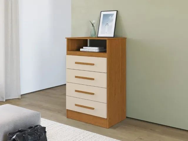 Cômoda 4 gavetas _ 100% MDF  - Foto 3
