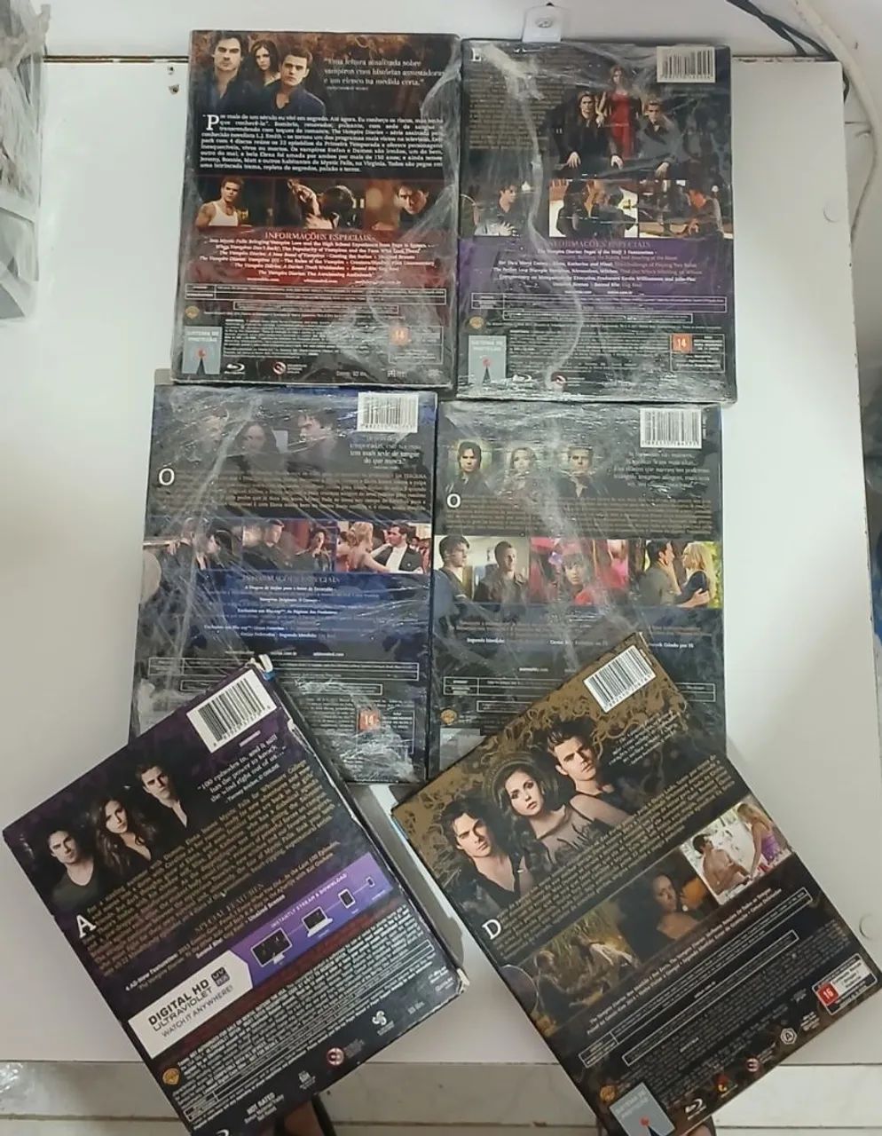 THE VAMPIRE DIARIES- 6 TEMPORADAS COMPLETAS EM BLU-RAY - DVD, Blu