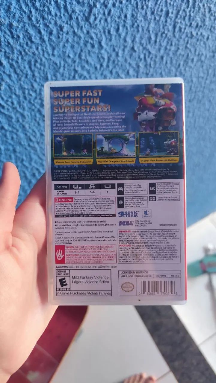 Sonic super stars nitendo switch  - Foto 2