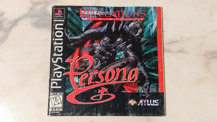 Playstation PS1 Manual Revelations Persona Original Americano