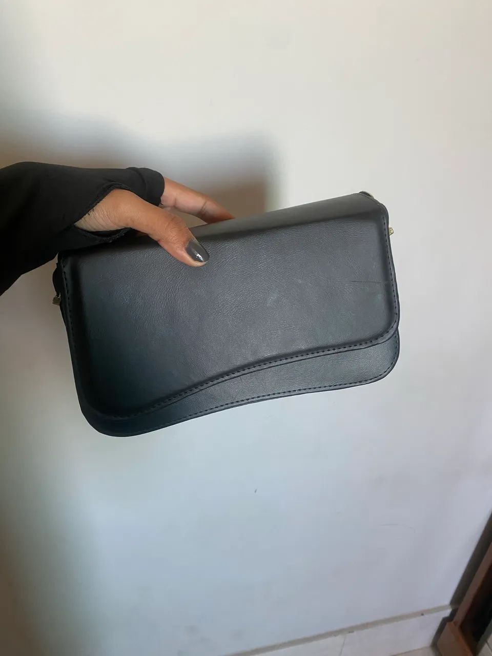 Bolsa baguete couro sintético  - Foto 5