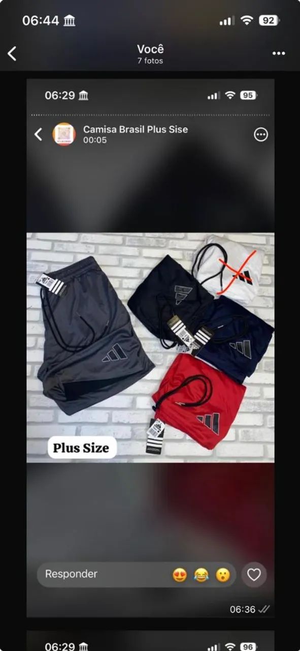 short dry fit 2 em 1 plus sizes