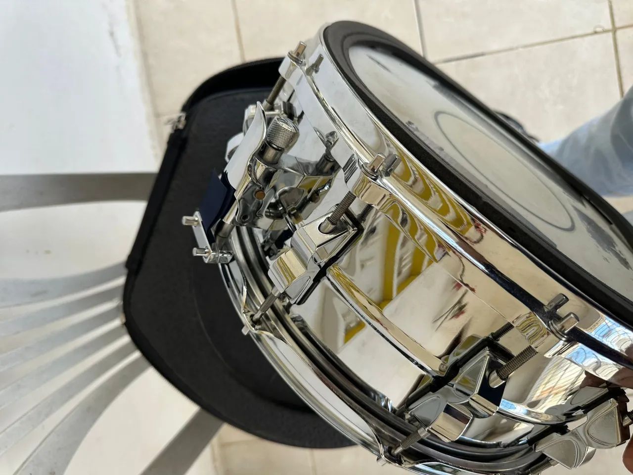 Caixa Nagano Studio Phonic Stell Shell 14x06,BAG Semi Novo