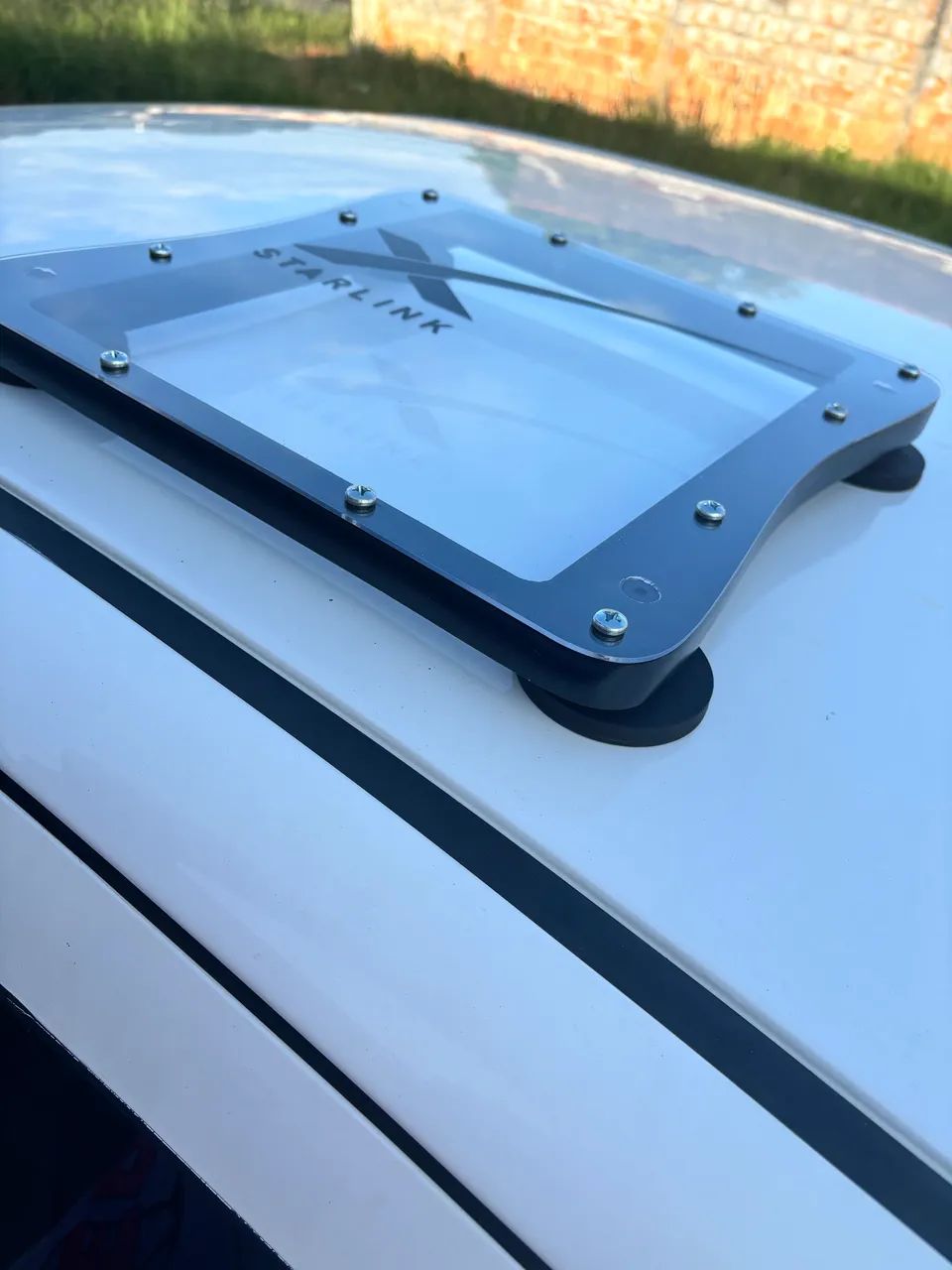 Case para Starlink Mini - Carro- Imã 66MM - Foto 2