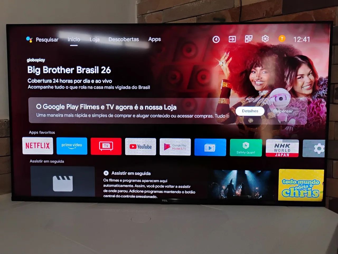 Smart TV TCL Full HD 40 polegadas 