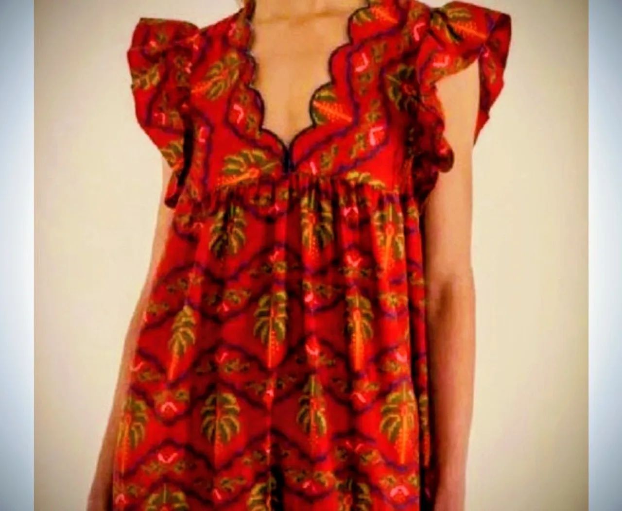 Vestido longo coqueiral-Farm-P - Foto 4