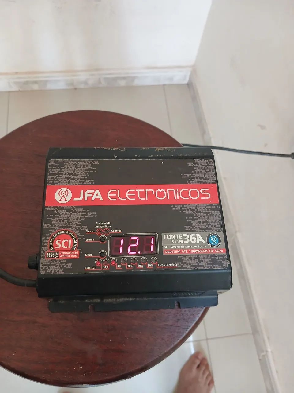 Fonte JFA F36A Slim 36A Bivolt Revisada e testada  - Foto 3