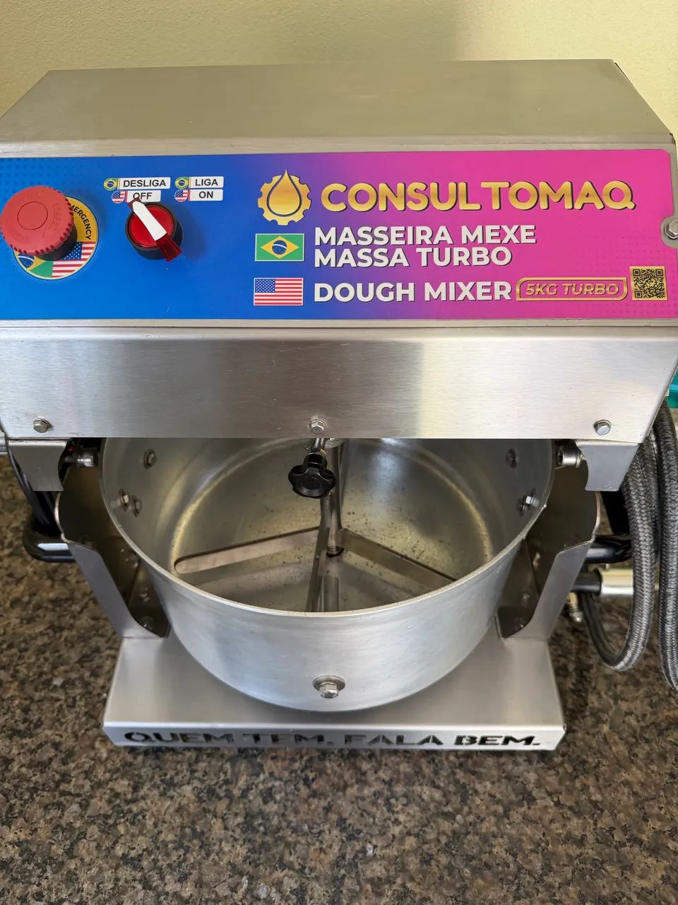 Masseira mexe massa turbo Consultomaq - Foto 3