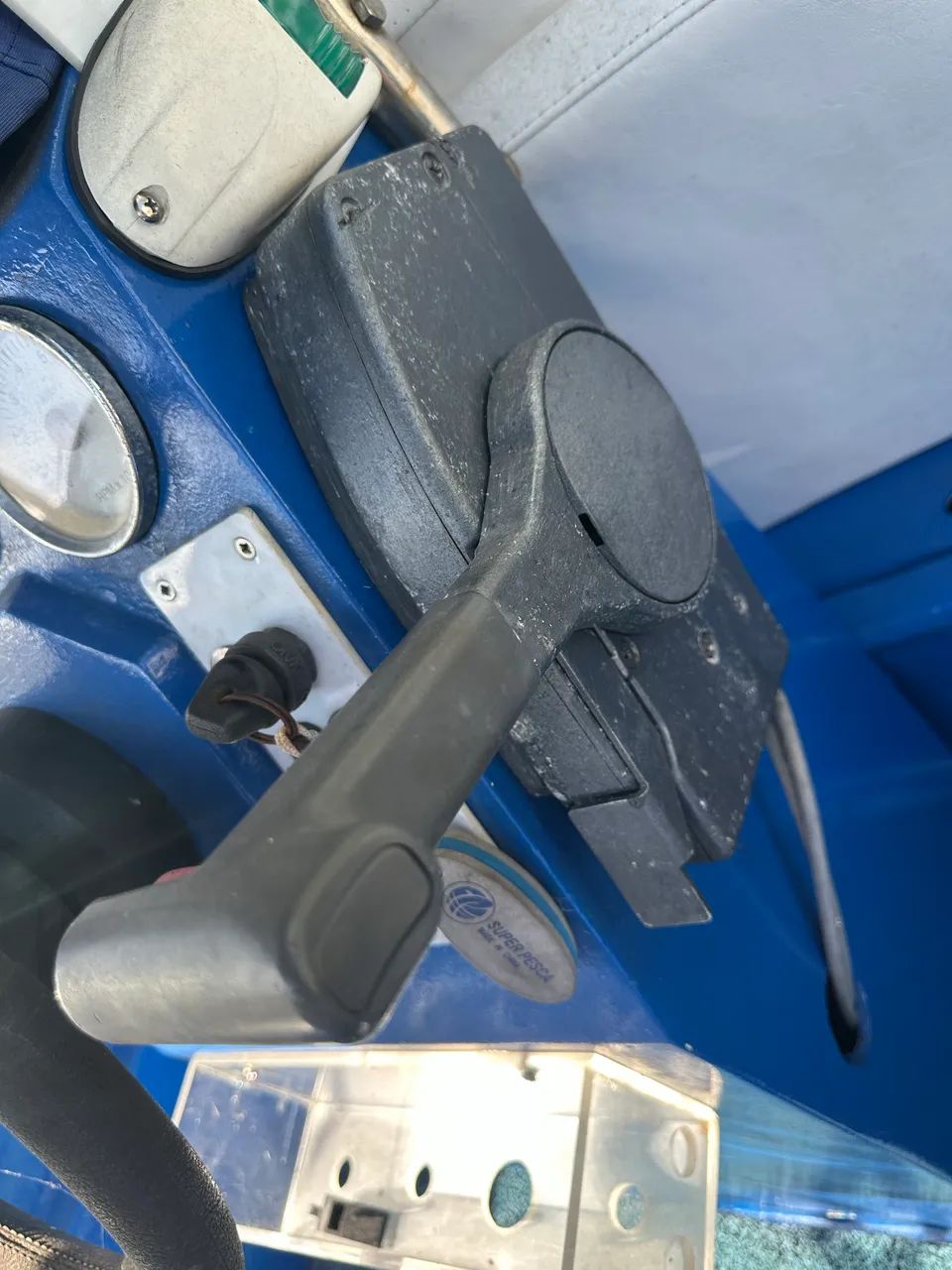 Motor popa Yamaha 40hp dois tempos com comando - Foto 3
