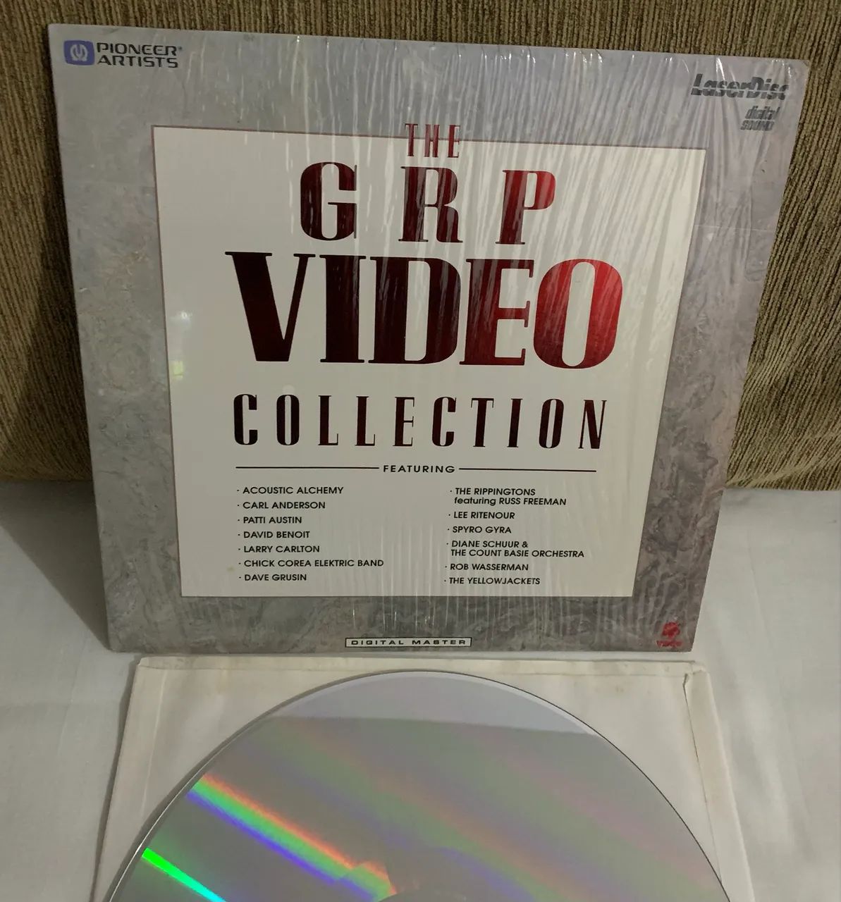 Laserdisc grp vídeo pionner artists impecável ótimo estado  - Foto 3
