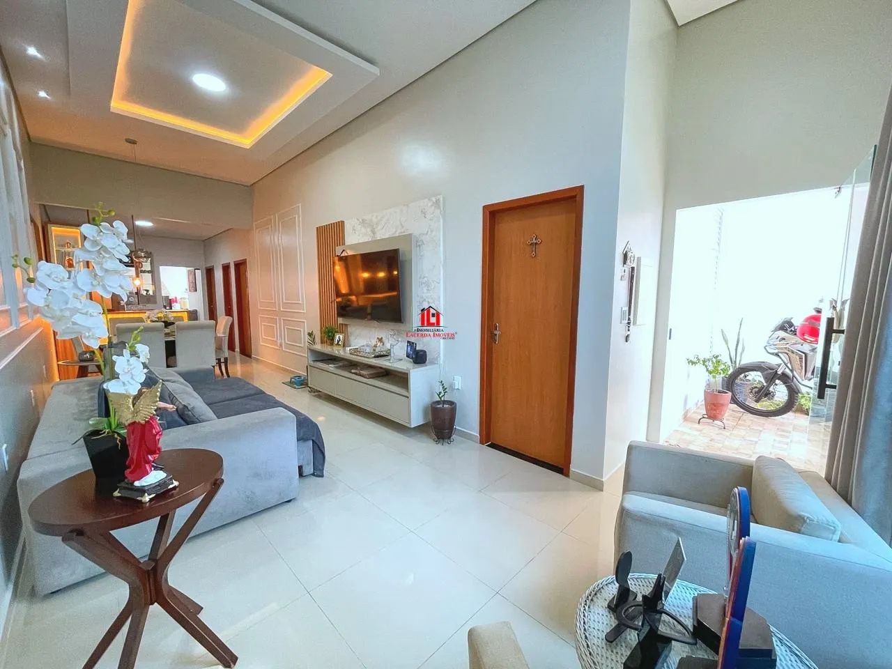 casa térrea semimobiliada com 3 quartos sendo 1 suíte - Foto 6
