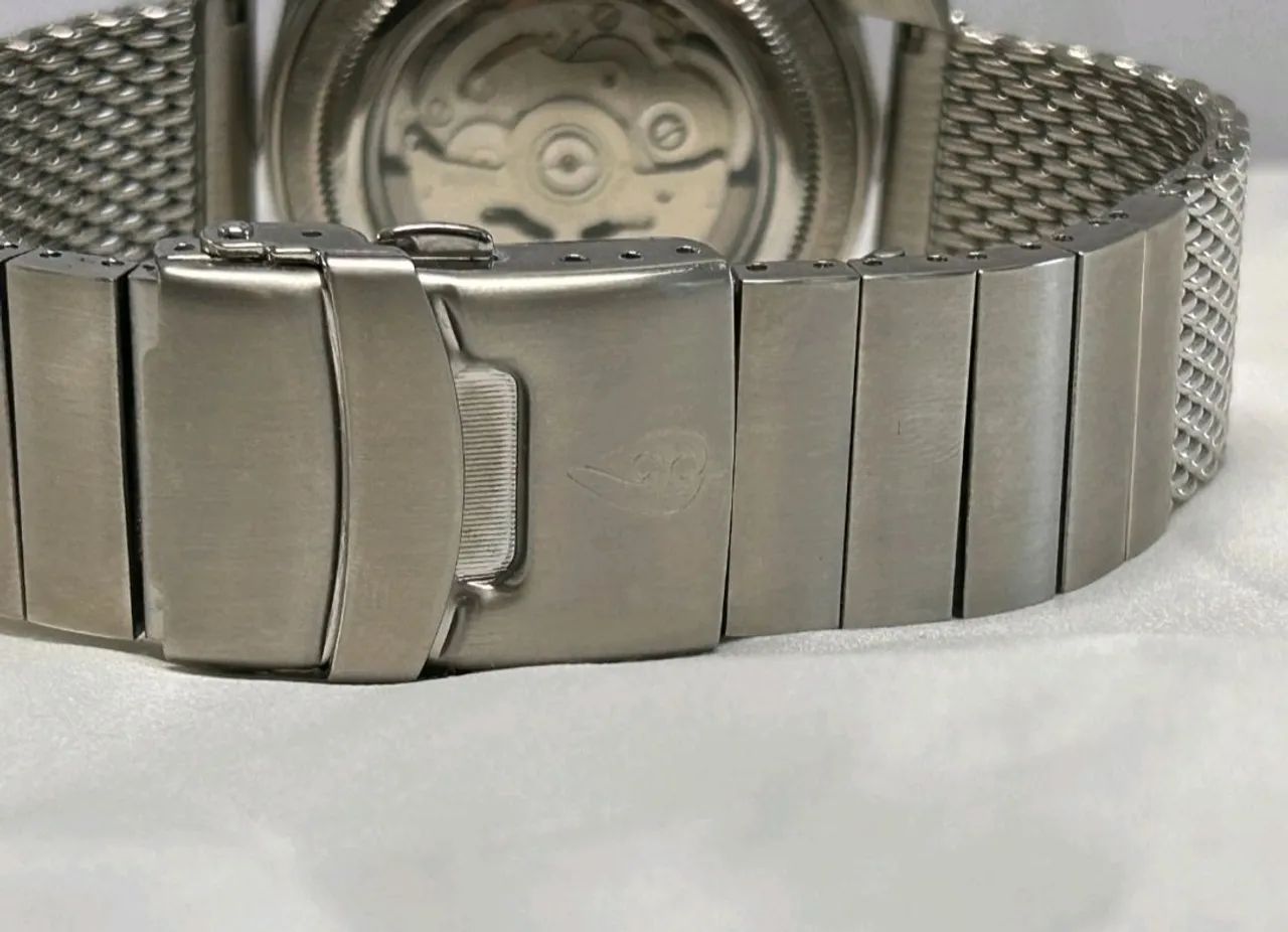 Relógio Aquacy Automático Oceanum-200m-Caixa 41mm<br>Modelo: ON.SL.BL.RD.MH - Foto 4