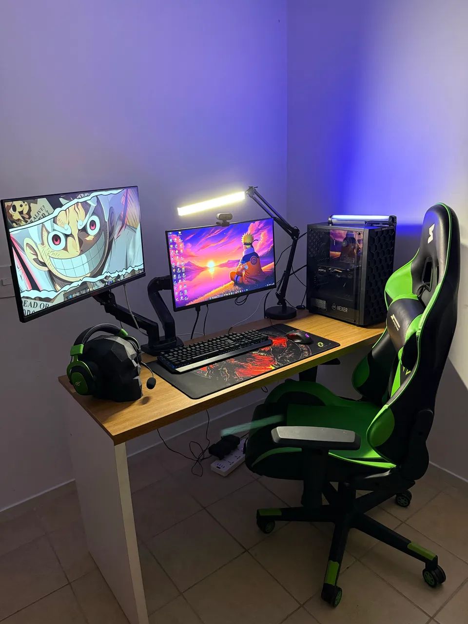 ? SETUP GAMER COMPLETO + 2 MONITORES + CADEIRA + MESA  