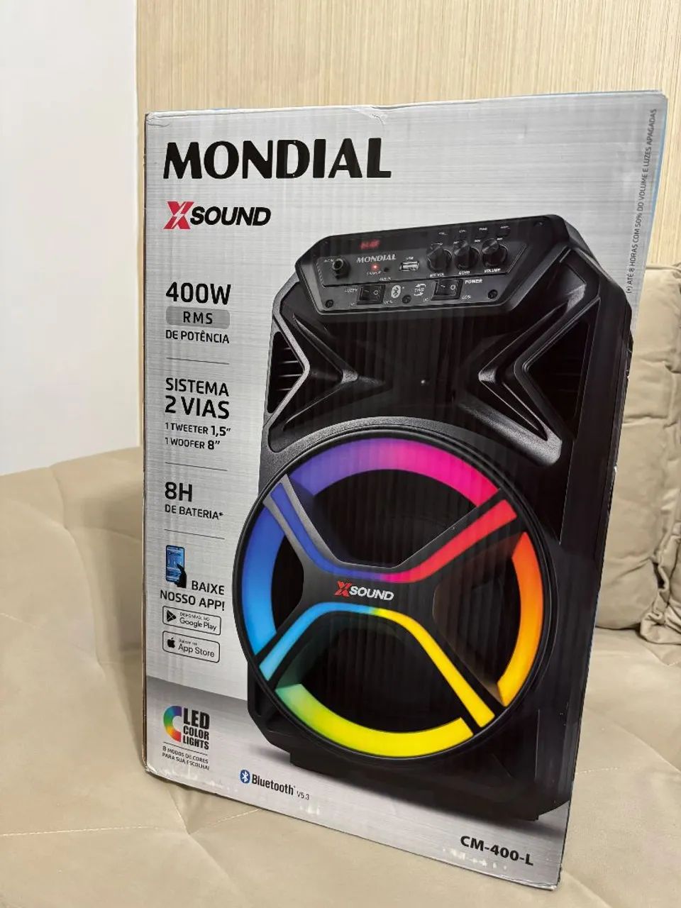 Vende-se caixa de som amplificadora nova - Foto 3