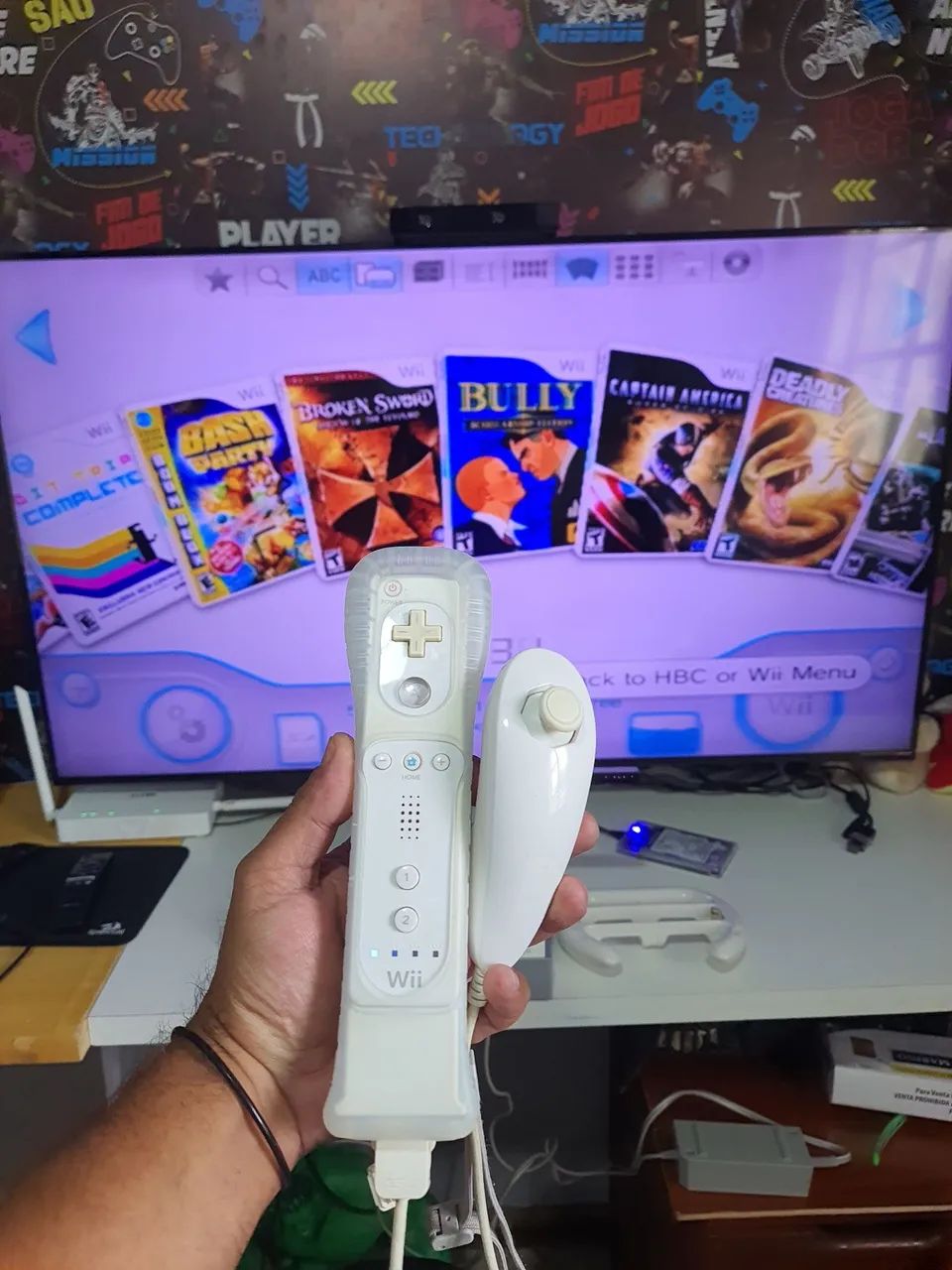 Nintendo wii completo(DES-BLO-QUE-ADO)