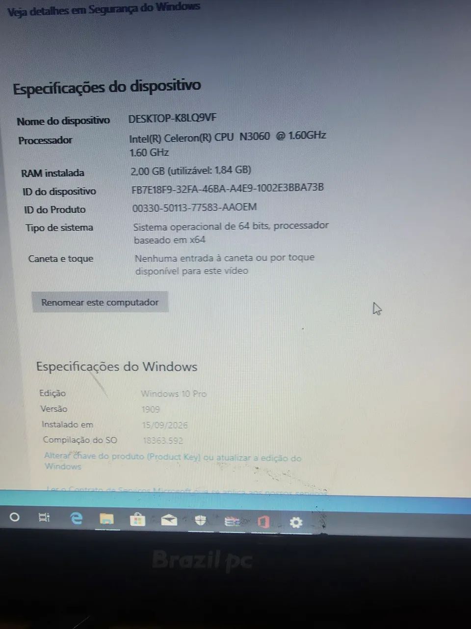 Mini PC Ultratop Liva Intel Celeron N3060 2GB RAM Windows 10 Pro Compacto - Foto 5