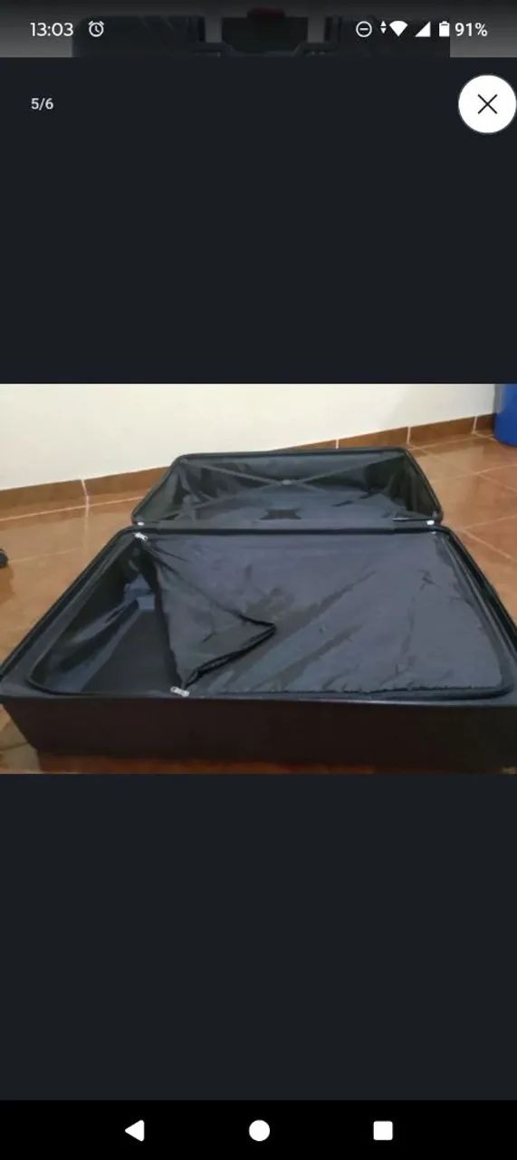 Mala bem grande material maciço. - Foto 2