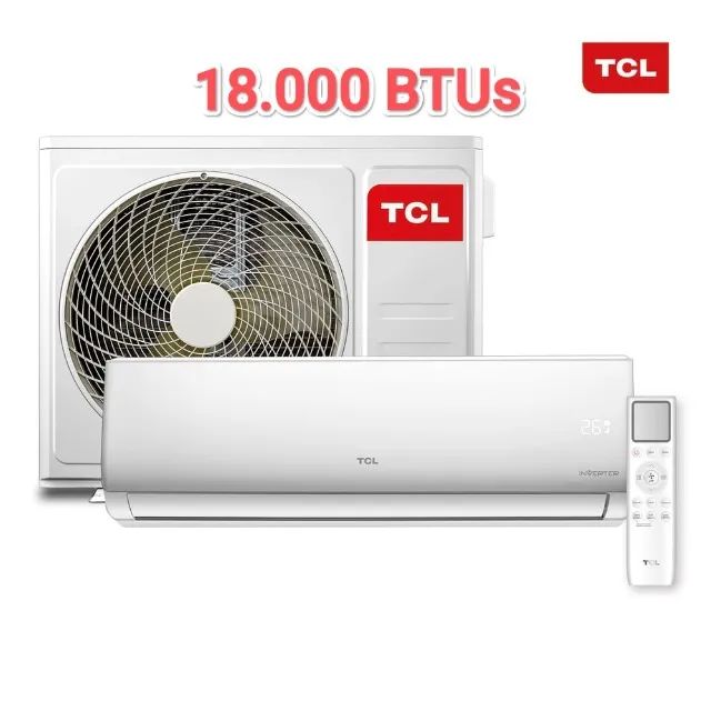 Ar Split TCL 18000 BTUs + Novo + Nota + 1 Ano Garantia Fabrica + Cartão 12x!! 