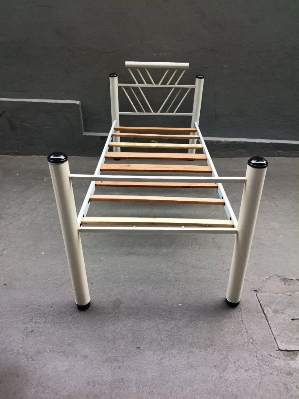 Cama de solteiro de ferro - Foto 3