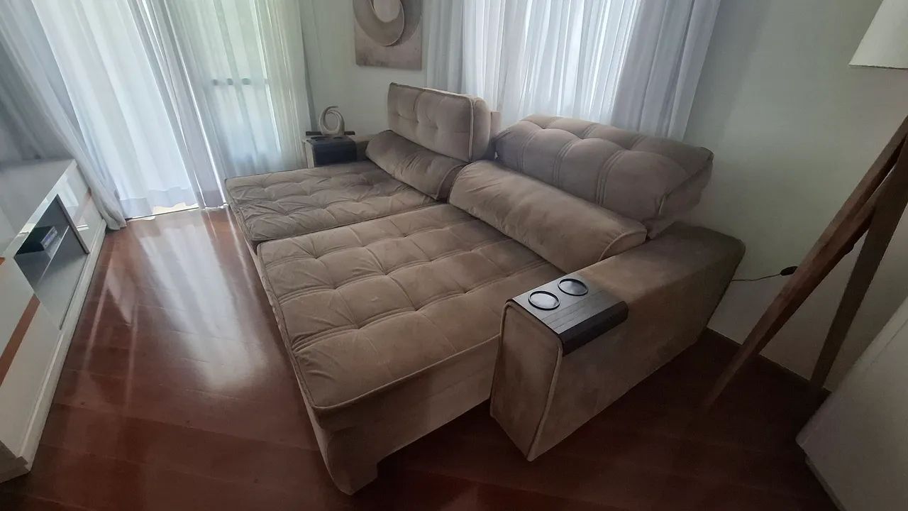 Sofá retrátil 04 lugares  - Foto 4