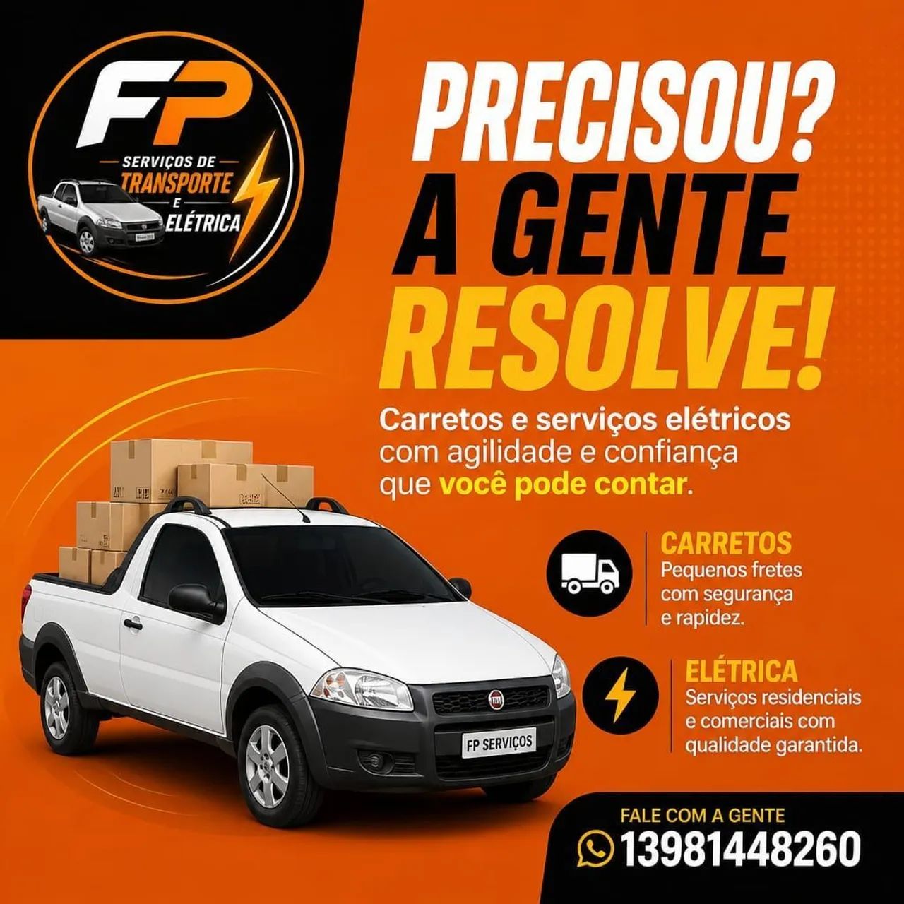 Carreto preço justo 